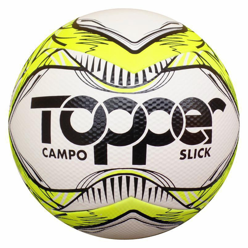 Bola de Futebol Society Topper Slick 22 - Amarela no Shoptime