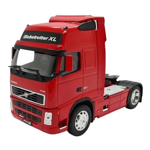 Caminhão Volvo Container Welly 1:64 Vermelho no Shoptime