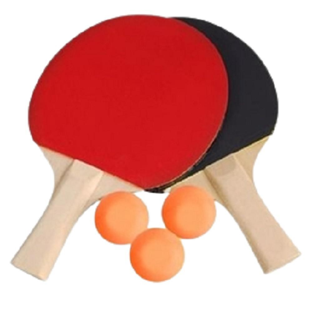 Kit 2 Raquete Tenis De Mesa Ping Pong Profissional + 3 Bola - BRA SPORT -  Kit Ping Pong - Magazine Luiza