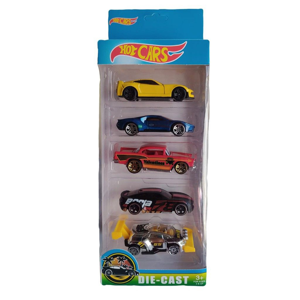 5 Carrinho De Ferro Hot Cars Estilo Hot Wheels Miniaturas em Promoção na  Americanas