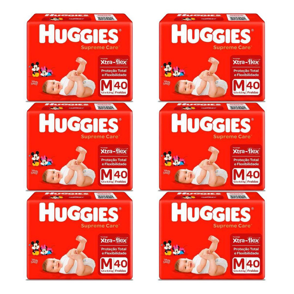 Kit 3 Fraldas Huggies Turma Da Mônica - Supreme Care - M Na Americanas ...