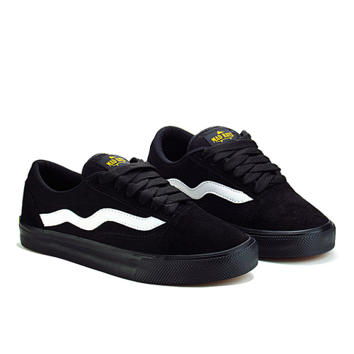 Tênis De Skate Old School Mad Rats Black / Branco Original