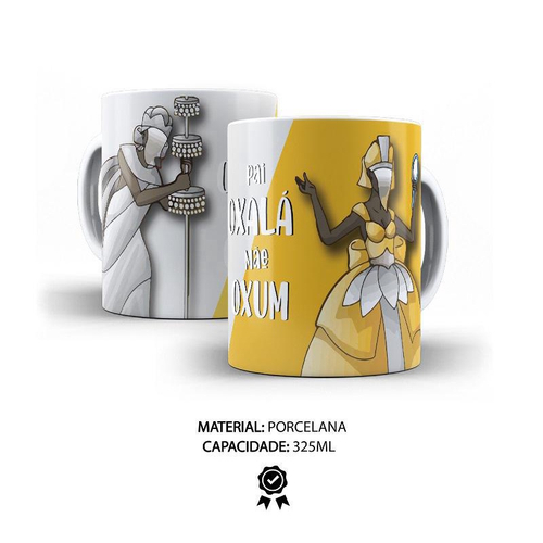 Caneca Porcelana Umbanda Candomblé Orixás Ogum E Iansã 1 em Promoção na  Americanas