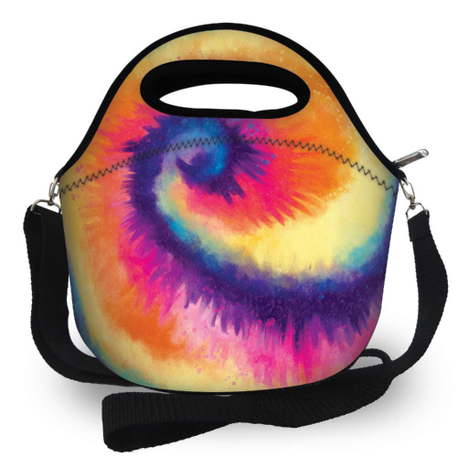 tie dye lunch bolsa