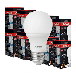 Kit 10 Lâmpadas Led 9W Bulbo Soquete E27 Bivolt Branca Fria Menor preço em Kit 10 Lâmpadas Led 9W Bulbo Soquete E27 Bivolt Branca Fria
