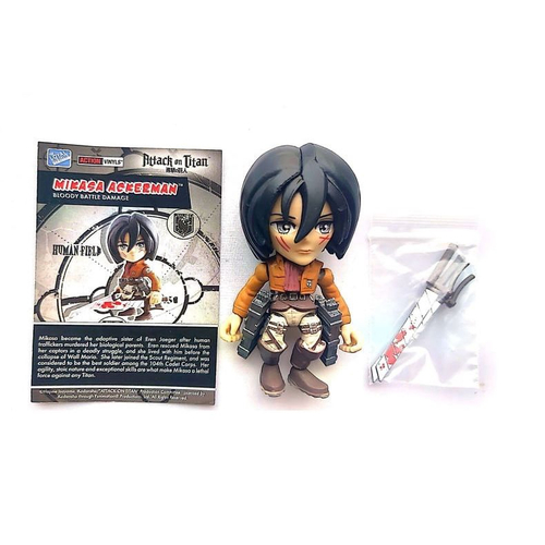 Lote de 05 figuras ataque dos titãs - 05 personagens - real figure  collection wave 1 - levi - titã bestial - titã colossal - eren - mikasa em  Promoção na Americanas