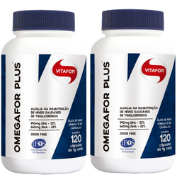 Kit 240 Cáps Omegafor Plus - Vitafor Omega 3 Envio Imediato Menor preço em Kit 240 Cáps Omegafor Plus - Vitafor Omega 3 Envio Imediato
