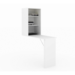 Armário Suspenso Multiuso com Prateleiras e Mesa am- 3106 Tecno Mobili Branco é boa?