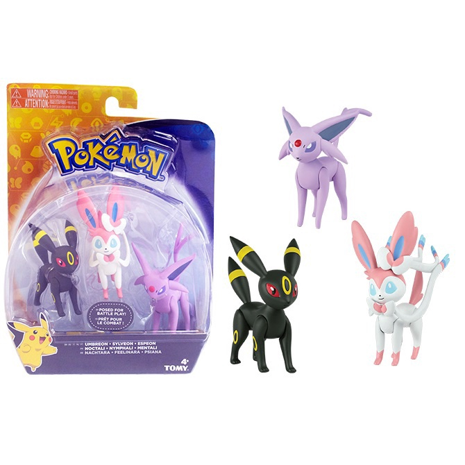 Boneco Pokémon Umbreon Sylveon Espeon Action Figure Tomy Original Lacrado -  WIN Colecionáveis