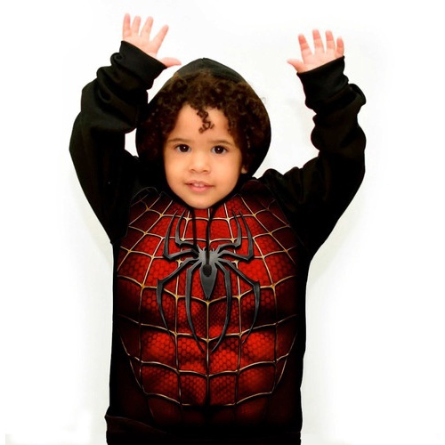 spider man moletom com capuz for kids