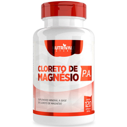 Cloreto De Magnésio p. A. 120 Cápsulas Nutrivale Menor preço em Cloreto De Magnésio p. A. 120 Cápsulas Nutrivale