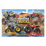 Hot Wheels Pista com veículo Monster Truck Sabretooth Showdown