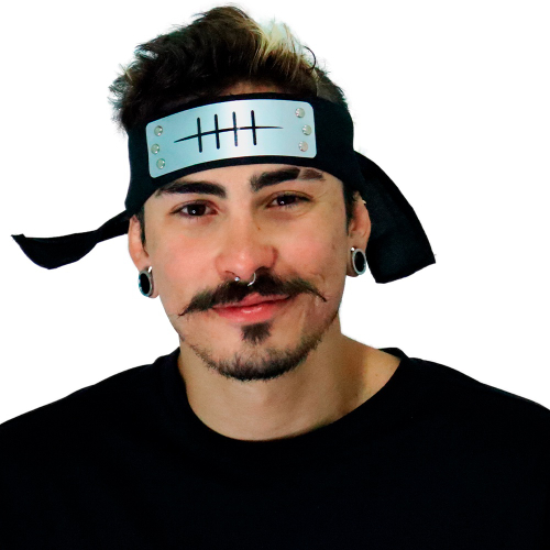 Bandana Cosplay Naruto Aldeia Da Pedra Renegado - Carrefour