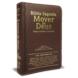 Bíblia Sagrada Mover de Deus Com Harpa e Comentários arc Marrom é boa?