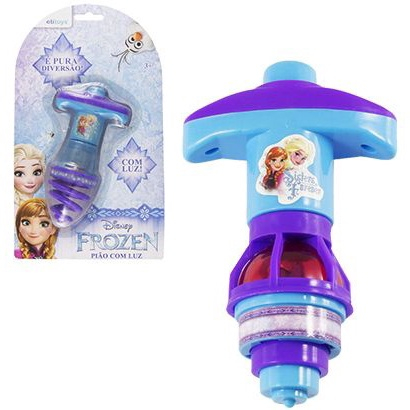 Pião Com Luz Frozen 6Cm Etitoys - YD-506