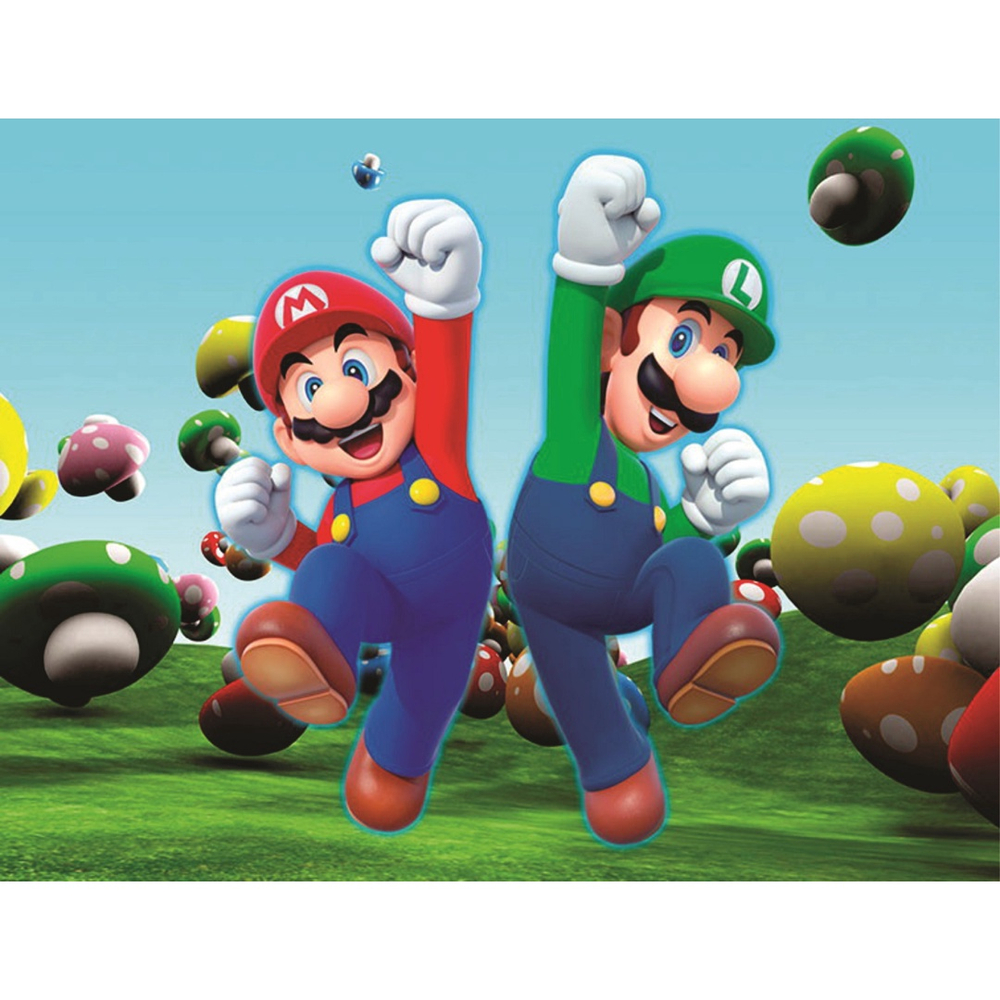 Fundo Fotográfico Em Tecido Super Mario Bross 2,20X1,50 em