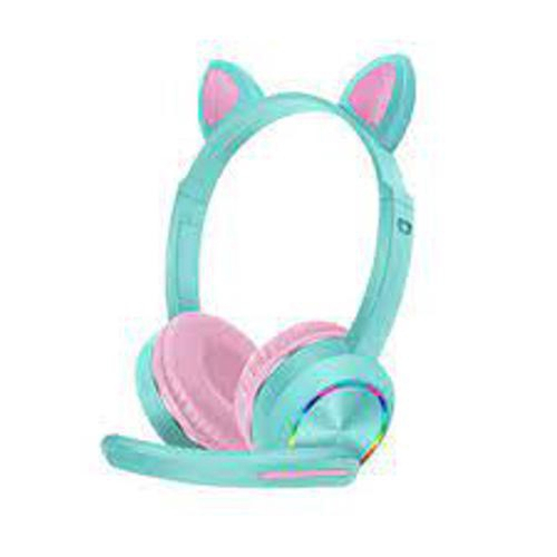 Fone Ouvido Headphone Com Fio Estéreo Orelha Gato Gatinho com Glitter  Infantil P2 ZAT-251 - BEST SALE SHOP