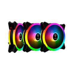 Kit 3 Fans Gamdias Aeolus Rgb 120mm Hidráulico M2-1203 Lite - Gamdias Menor preço em Kit 3 Fans Gamdias Aeolus Rgb 120mm Hidráulico M2-1203 Lite - Gamdias