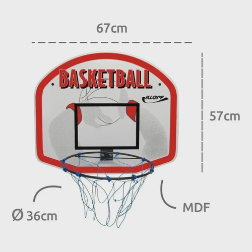 Kit Aro E Rede Basquete Oficial Com Bola Número 7 Tarmak e Bomba de Inflar