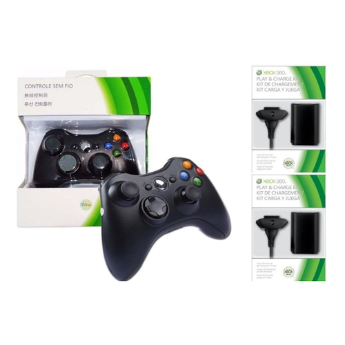 Controle com fio usb para xbox 360, joystick sem fio para jogos de