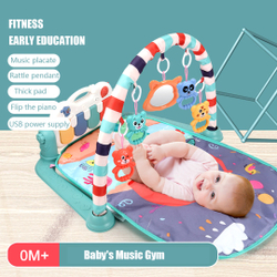 Verde / Laranja 3 em 1 Macio Fitness Frame Atividade Ginásio Musical Piano Brinquedo Recém-nascido Rastejando Jogando Tapete Para Bebê Brinquedos Educativos Para 0-36 Mês é boa?