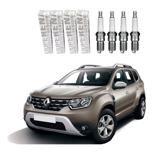 Jogo velas original renault duster 1 6 16v 2016 a 2019 em promo o