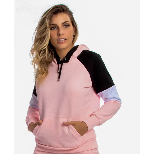 large pink moletom com capuz