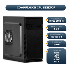 Computador Cpu Intel Core I5 8gb ssd 120gb é boa?