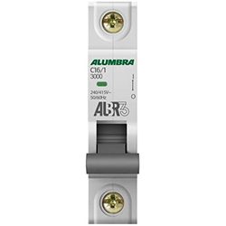 Disjuntor monofásico mini din 16A 9242 alumbra Menor preço em Disjuntor monofásico mini din 16A 9242 alumbra