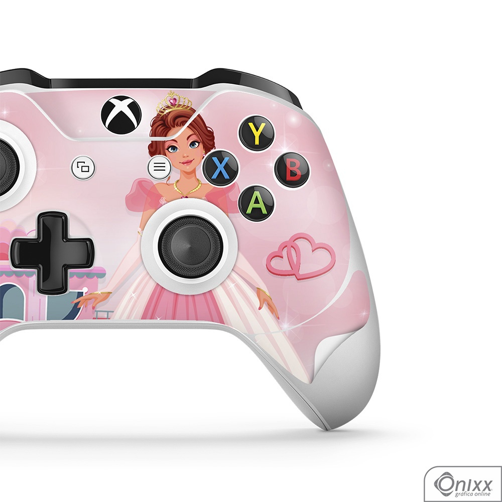 Skin Game Adesiva PS4 PRO Princesa Tema Rosa Adesivo Vinil