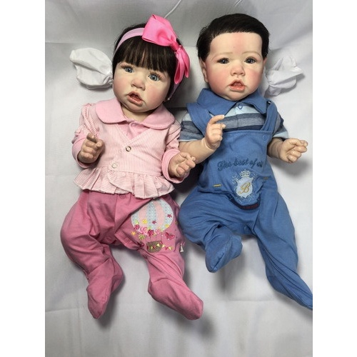 Bebê Reborn Gêmeos Casal em Promoção na Americanas