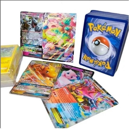 Lote 100 Cartas Pokémon 1 Gx Com 2 Lendários Em Português em Promoção na  Americanas