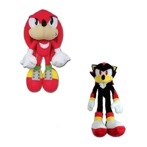 Pelucia Shadow Boneco Sonic Tails Eggman Knuckles