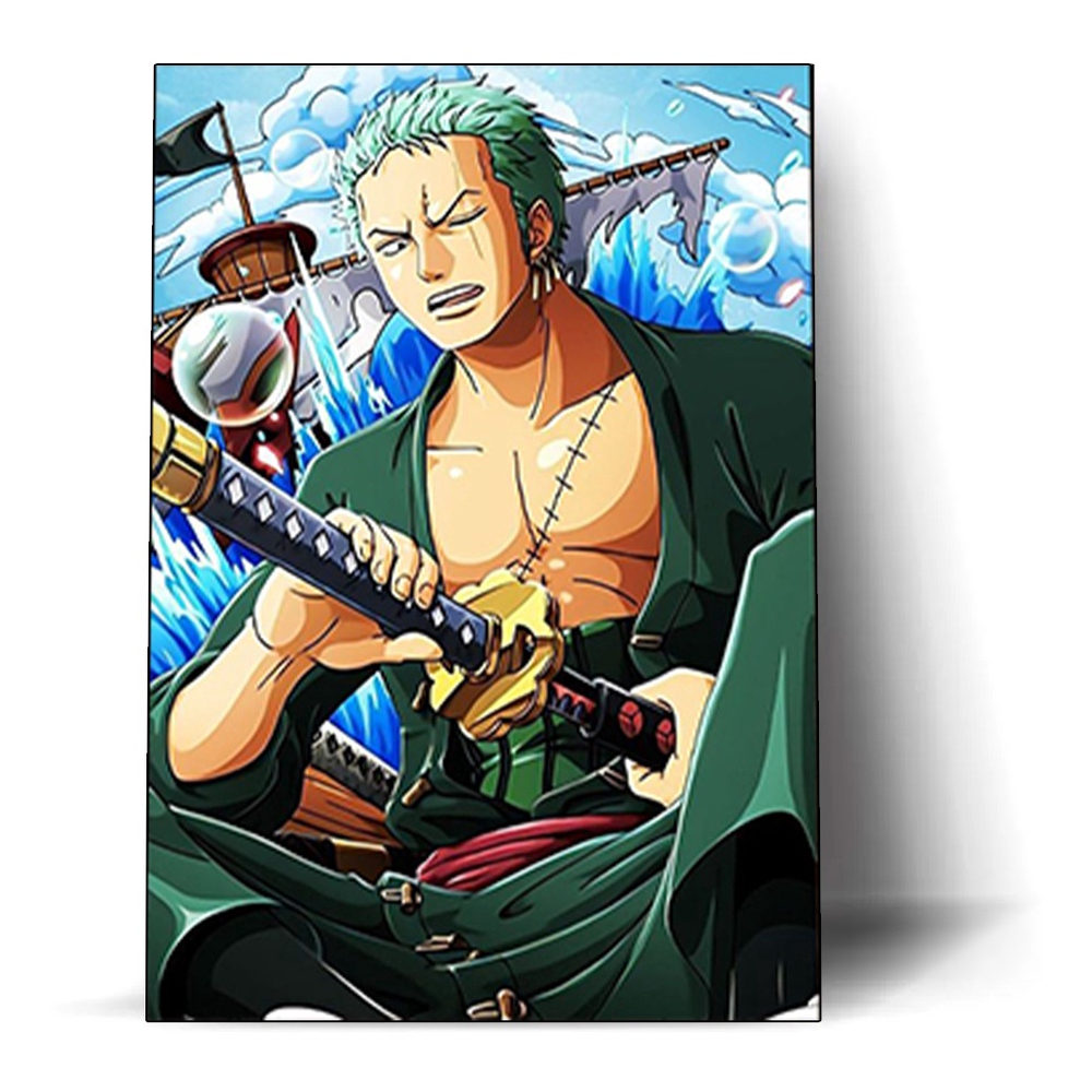 PLACA DECORATIVA ONE PIECE ZORO