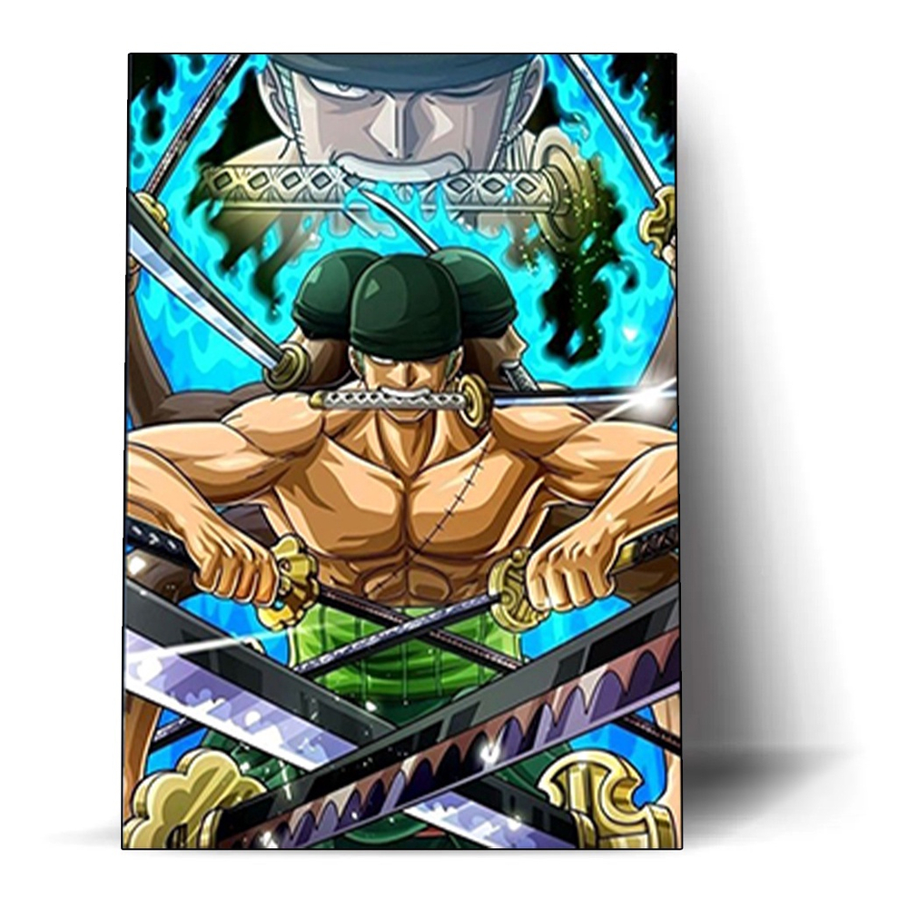 PLACA DECORATIVA ONE PIECE ZORO