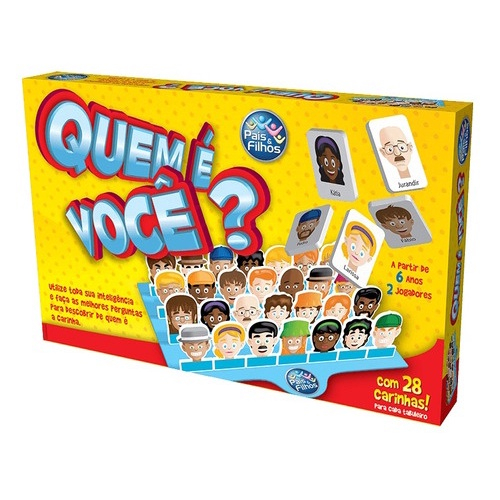 Jogo de mesa Cara a Cara estrela - Rede Quero Tudo