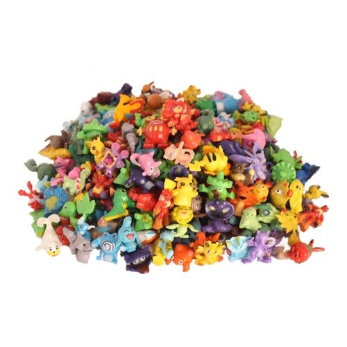 Pokémon Kit 48 Miniaturas Sem Repetições - Brinquedo Coleção