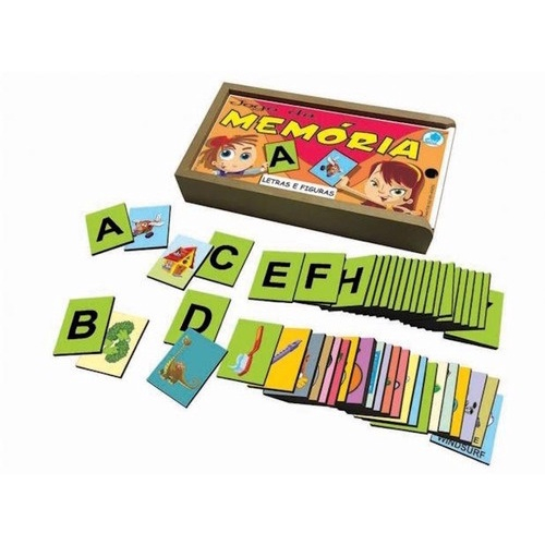 Jogo da Memoria Minha Escolinha FIG/PALAV.20PC em Promoção na Americanas