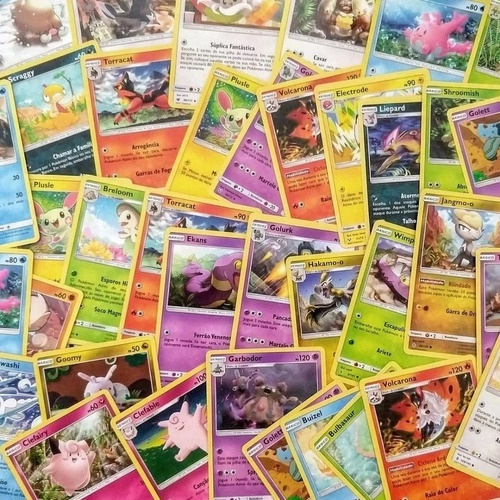 Carta Pokémon Lote Com 90 Energias Com 10 De Cada Tipo