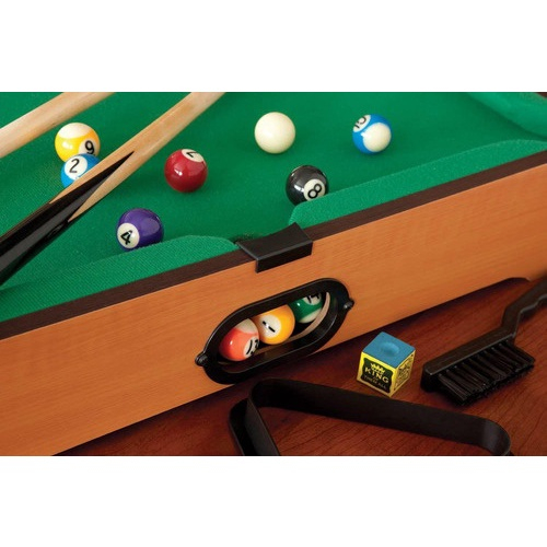 Mesa Sinuca Snooker Bilhar Amigos Brinquedo Tacos Promoção no Shoptime