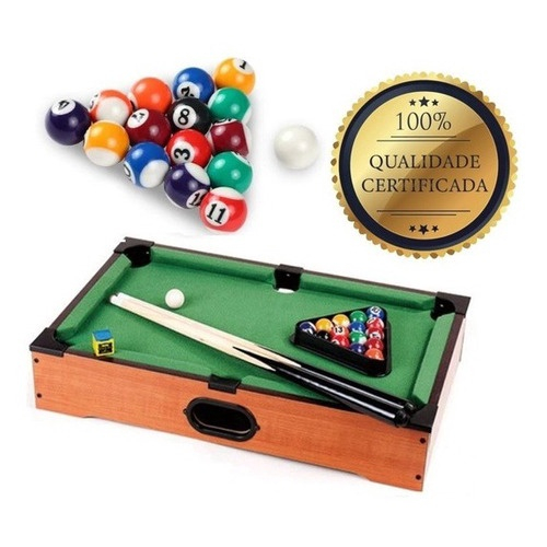 Mesa Sinuca Snooker Bilhar Amigos Brinquedo Tacos Promoção no Shoptime