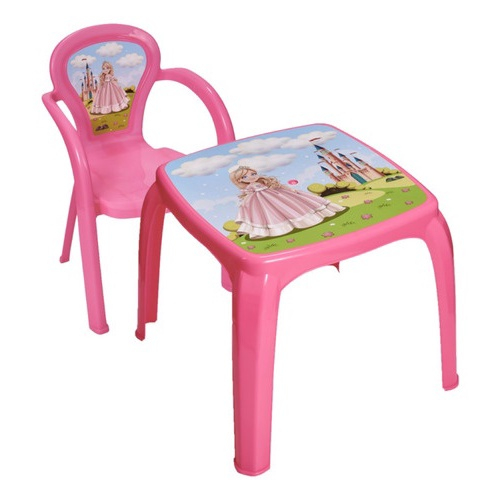 Kit Mesa e Cadeira com Jogos Princesa Sofia Multibrink - Multikids