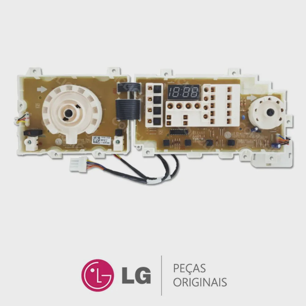 Placa Display Interface 110 220V EBR39219612 Lavadora LG WD 1409FD em Promoção Ofertas na