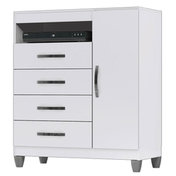 Cômoda Sapateira Cannes Branco - Incorplac Menor preço em Cômoda Sapateira Cannes Branco - Incorplac