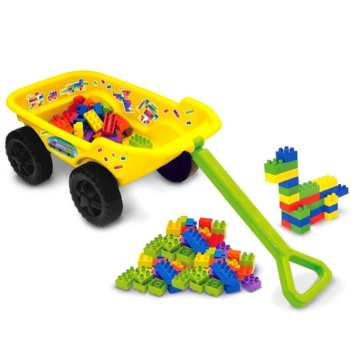 Cadeirinha de Brinquedo Infantil com Blocos de Montar - Wp Connect