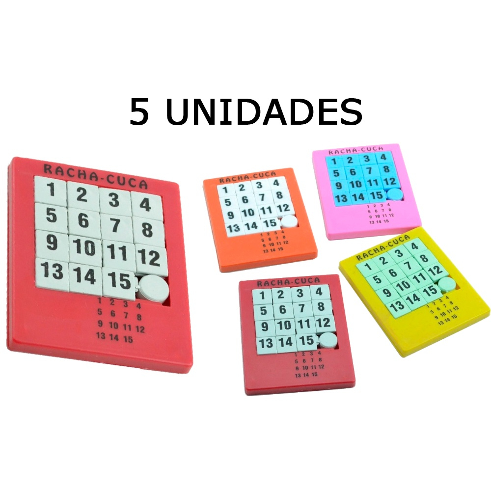 40 Brinquedo Racha Cuca Letras Prenda Atacado