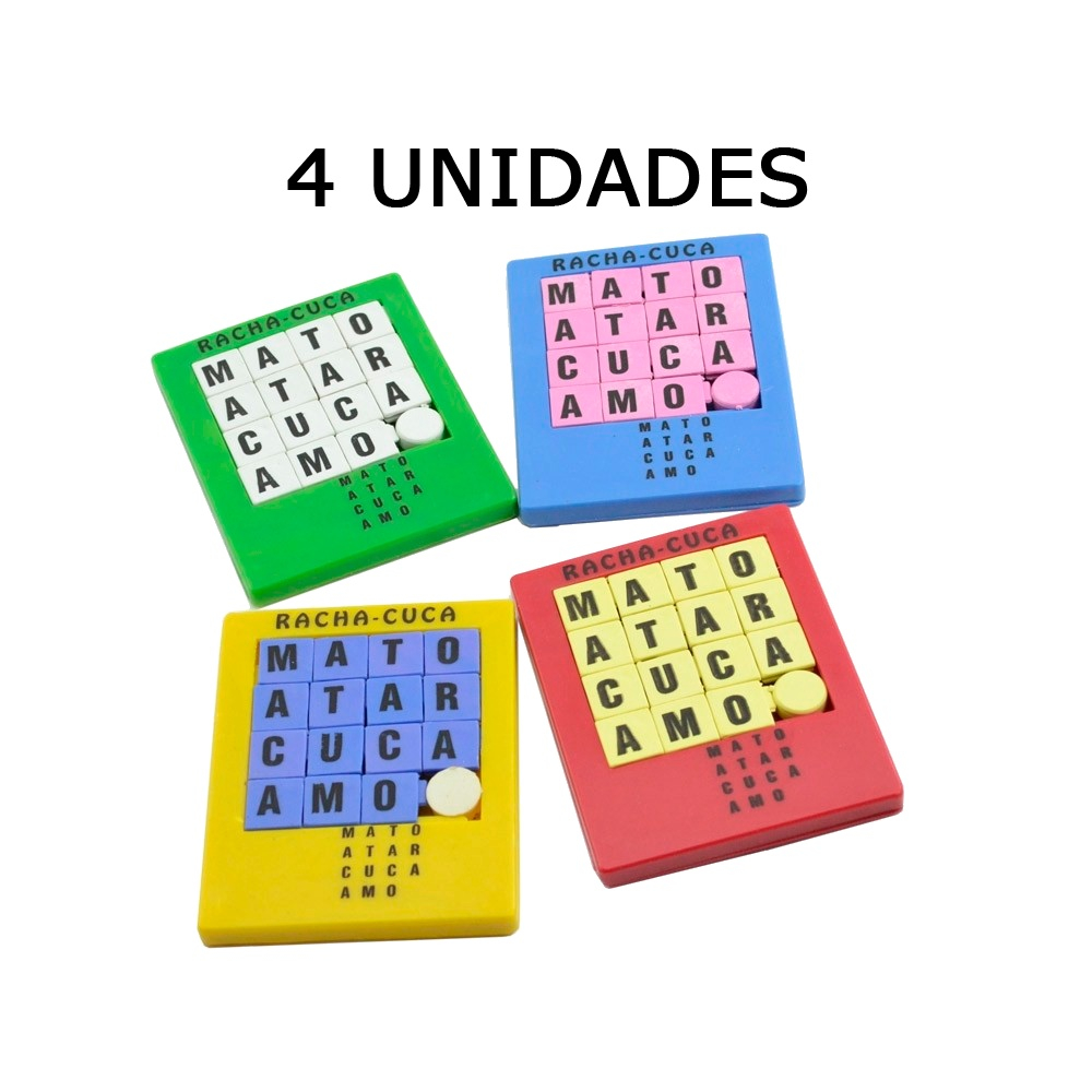 Desafio Racha Letras e Números Lembrancinha - Mini Toys