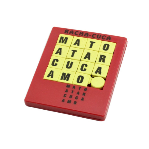 Racha cuca brinquedo jogo quebra cabeça letras infantil - MINI