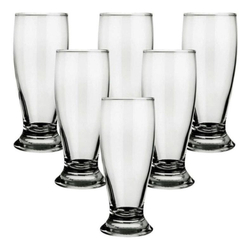 Kit Jogo De Copos De Vidro Para Cerveja 200ml 6 Peças Menor preço em Kit Jogo De Copos De Vidro Para Cerveja 200ml 6 Peças