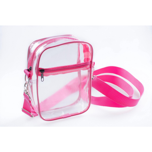 small pink shoulder bolsa